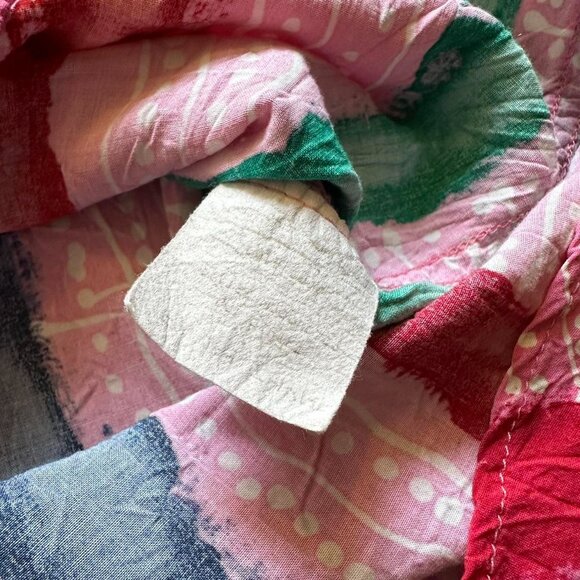 Rare VTG 80s 90s JAMS World Abstract Pattern Melted Crayon Hawaiian Shirt XL - Picture 5 of 8